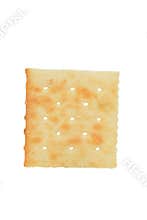 Macro salted cracker