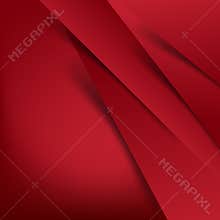 Abstract vector red background overlap layer and shadow - vector