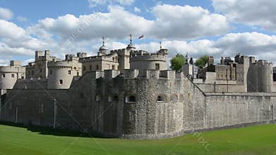 F The Tower of London in City of London, UK