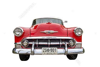 Chevrolet Bel Air 1953 front isolated
