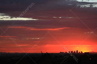 Sunset Over Phoenix
