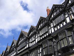 Old Black and White Buildings in Chester
