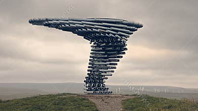 'Singing Ringing Tree' Singing Sculpture. Burnley, Lancashire UK