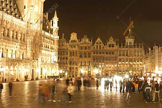 Grand Place by night