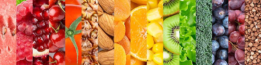 Healthy food background