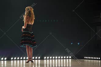 On stage
