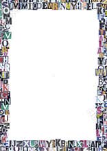 Newspaper border