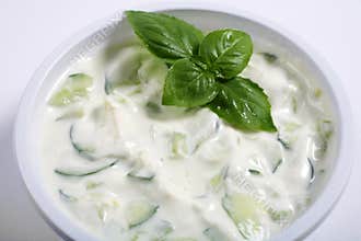 Cucumber raita