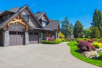 Custom built house.