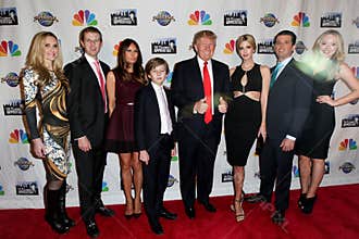 Lara Yunaska, Eric Trump, Melania Trump, Barron Trump, Donald Trump, Ivanka Trump, Donald Trump Jr., Tiffany Trump