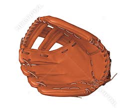 Leather baseball glove