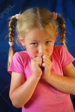 Afraid child