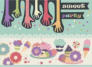 Sweet birthday party