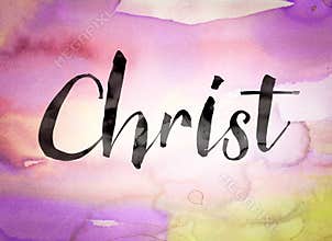Christ Concept Watercolor Theme