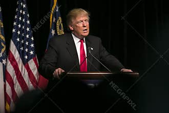 Republican Presidential Candidate Donald J Trump