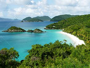tropical beach trunk bay US-VI