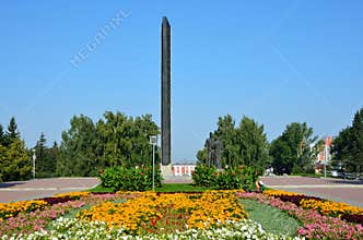 Russia, Nobody, square of Victory in Barnaul