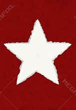 Deckled Paper Star