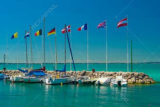 Marina for yachts