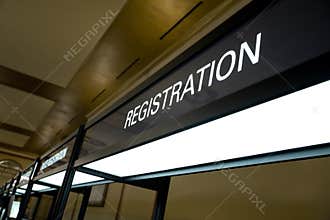 Registration Booth Sign
