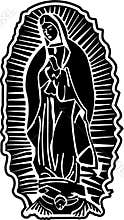 Lady of Guadalupe Vector Art