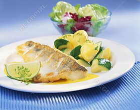 Fish and vegetables