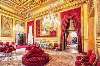 PARIS, FRANCE - JULY 03, 2016 : Apartments of Napoleon III. Lou
