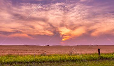 North Dakota Sunset near Bismarck