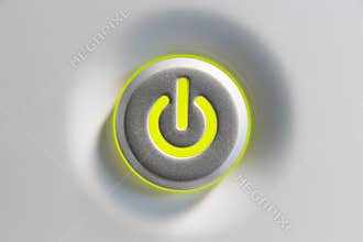 Close Up Of Power Button
