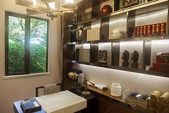 A Chinese-style study room