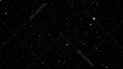 Space travelling - the speed of light. 4k 3d animation