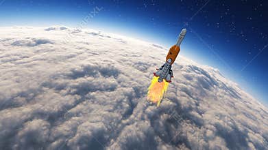 Rocket launched