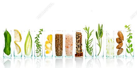 Homemade skin care and body scrubs with natural ingredients aloe