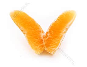 Oreange as butterfly