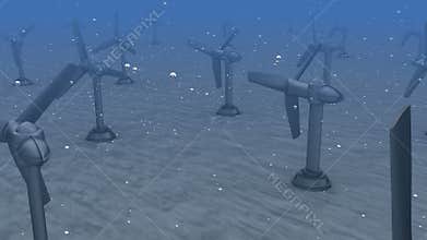 Tidal energy: generators in the ocean