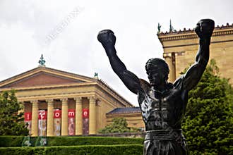 Rocky balboa statue at Museum of art philadelphia
