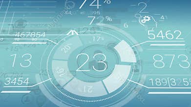 Light Business Background With Abstract Elements Of Infographics