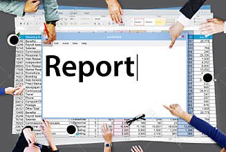 Report Reporting Resulting Information Article Concept