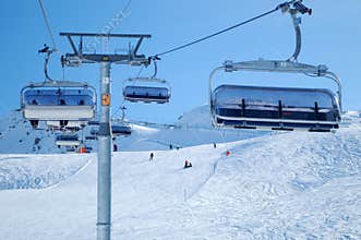 Ski chairlift