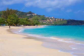 Grand Anse beach in Grenada, Caribbean