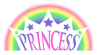 Rainbow Princess Crown