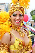 Dancer in Peruvian carnaval