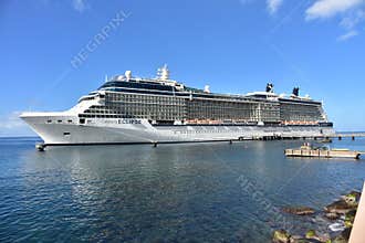 Docked Celebrity Eclipse Port side