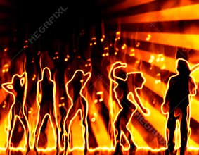 Band on fire