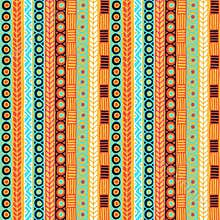 Ethnicity seamless pattern. Boho style. Ethnic wallpaper. Tribal art print. Old abstract borders background texture