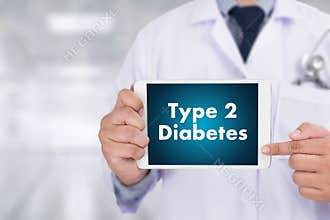 Type 2 diabetes doctor a test disease health medical concept