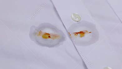 Shirt stain cleaning