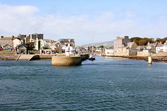 Harbour entrance to Castletown port