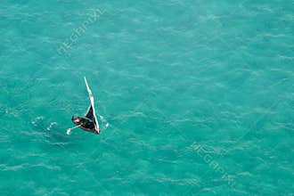 Boat on water, Mozambique, southern Africa