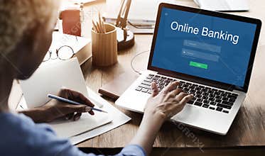 Online Payment Internet Banking Concept